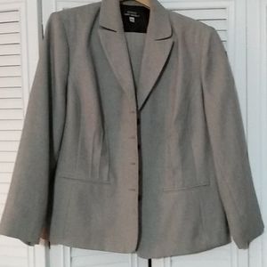 Grey Pantsuit 18W by Giorgio Saint Angelo